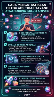 Cara Mengatasi Iklan TikTok Ads Tidak Tayang 